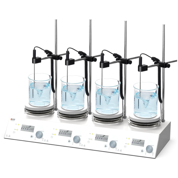 DLAB | MS-H280-S4 4 Bölmeli Dijital Isıtıcılı Manyetik Karıştırıcı